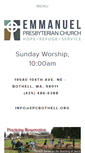 Mobile Screenshot of epcbothell.org